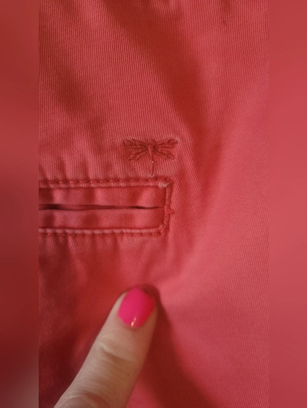 Talbots Coral Pink Straight-Leg Ankle Pants Size 8P